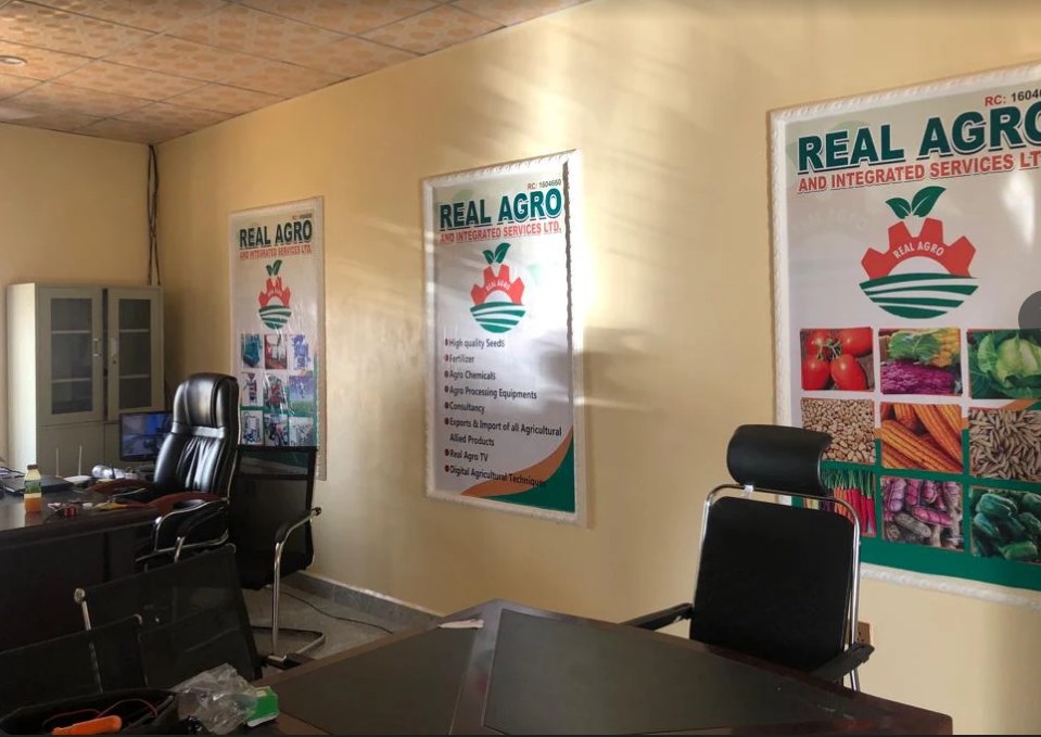 Inside the Real Agro office